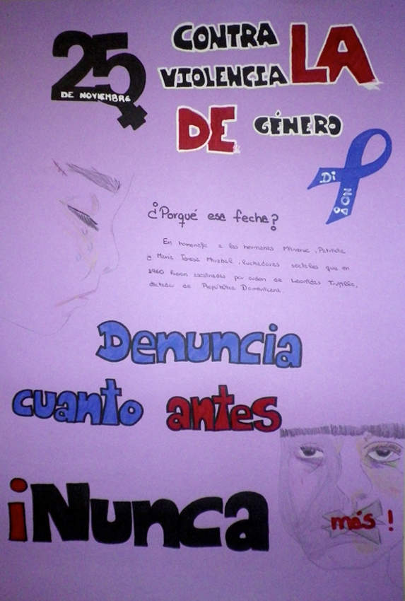 Carteles expuestos en la Casa de Cultura 