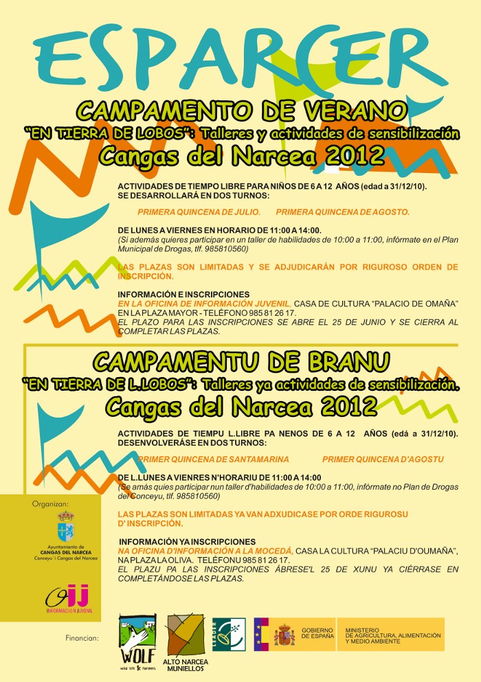 Cartel del Campamento Urbano 2012
