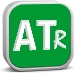 Letrero con una a, una t y una r con fondo verde